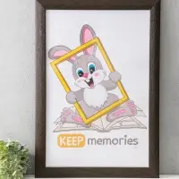 Фоторамка для фото 40&times;60 см Keep memories Luxe Elegance, пластик, коричневый, (пластиковый экран)