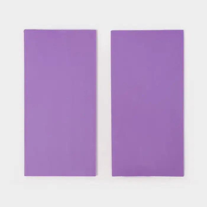 Печати для шоколада и кондитерских изделий Доляна &laquo;Дерево.Кирпич&raquo;, набор 2 шт., силикон, 14.5&times;7 см, фиолетовые