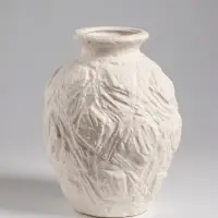 Ваза настольная керамика "Элой" 18х12 см, белый Ваза настольная керамика "Элой" 18х12 см, белый