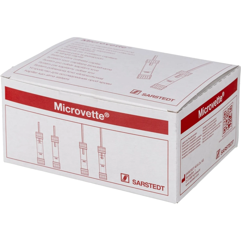 Пробирка с капилляром ЭДТА-К3 0,2 100шт/уп 12006220/20.1288.800