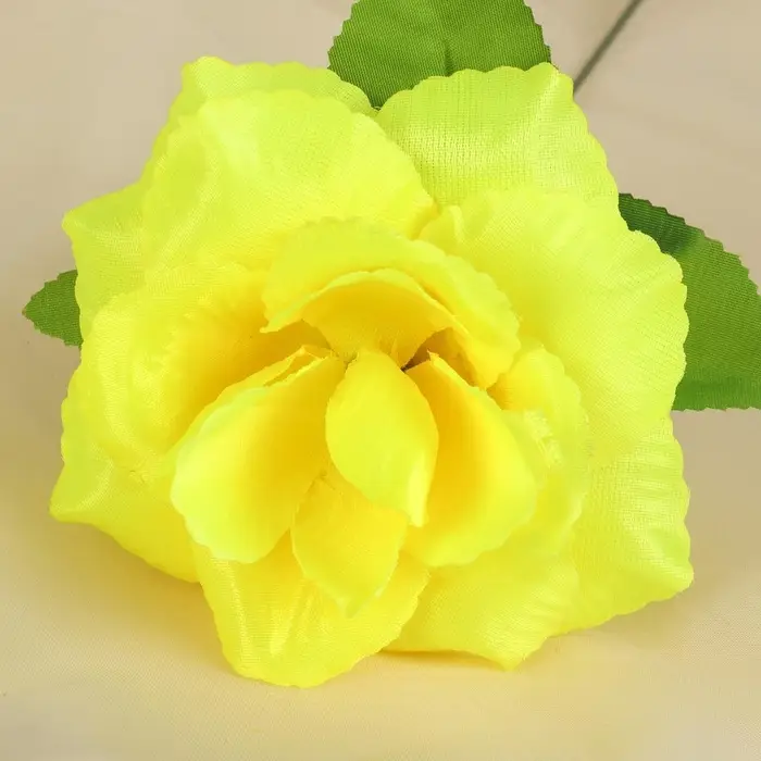 Цветы искусственные &laquo;Роза жёлтая&raquo;, h=40 см