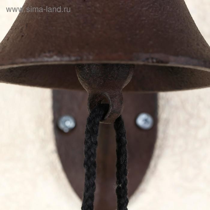 Колокол сувенирный чугун  Колокол сувенирный чугун "Корабельный" 12х16,5х10,5 см