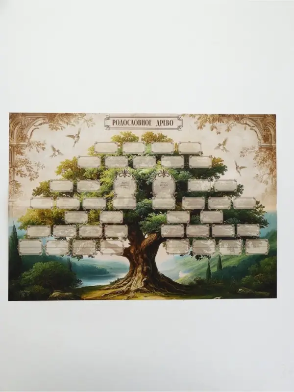 Родословная книга &laquo;История нашей семьи&raquo;, 56 листов, 112 страниц, 16.5&times;24 см