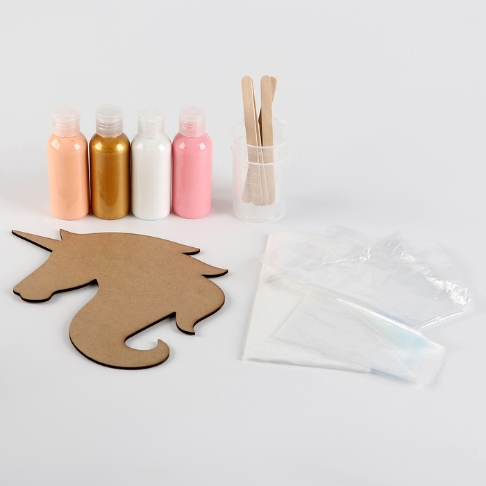 Набор для творчества. Флюид арт. Рисование акрилом «Волшебный единорог» Набор для творчества. Флюид арт. Рисование акрилом «Волшебный единорог»