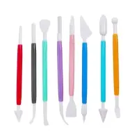 Набор стеков для лепки из глины, пластилина, пластики, 8 штук, МИКС