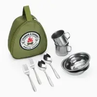 Набор посуды для пикника «Главное в походе», 8 предметов Набор посуды для пикника «Главное в походе», 8 предметов