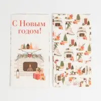 Пакет без ручек «Новогоднее настроение», 10 х 19.3 х 7 см