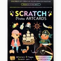 Гравюра блокнот "Пираты", 9 листов, штихель