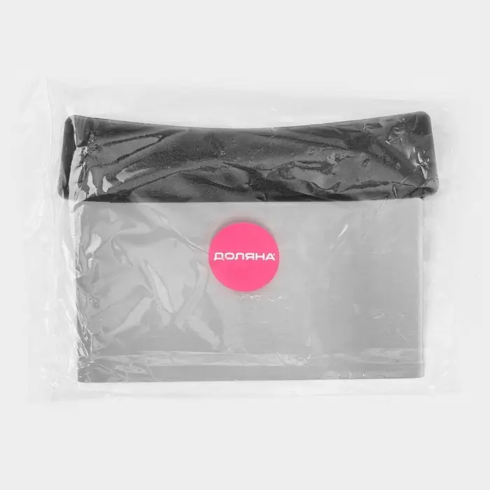 Шпатель кондитерский Доляна, 16&times;11.5 см, нержавеющая сталь, чёрный