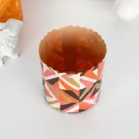 Форма бумажная для кулича «Модерн», 9×9 см, МИКС Форма бумажная для кулича «Модерн», 9×9 см, МИКС