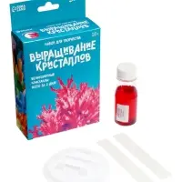 Выращивание кристаллов &laquo;Опыты. Лучистый кристалл&raquo;, цвет малиновый