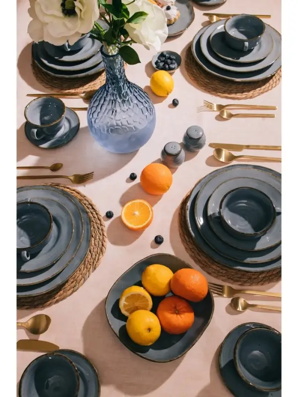 Набор для специй Magistro Alpine Frost, 2 предмета: перечница, солонка, 80 мл, 5&times;6 см, фарфор, голубовато-серый