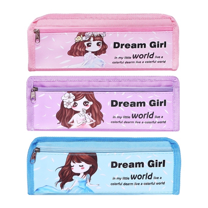 Пенал школьный  Пенал школьный "Аниме" на молнии, 2 отделения, МИКС