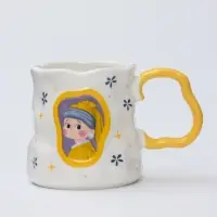 Кружка &laquo;Девушка с жемчужной серёжкой&raquo;, 12.5&times;9&times;9.5 см