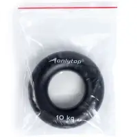 Эспандер кистевой ONLYTOP, 10 кг, цвет чёрный