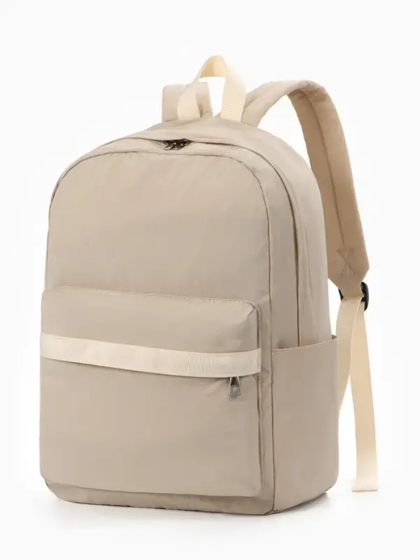 Рюкзак 30*13*42 см, 1отд 3н/к, Однотон, бежевый