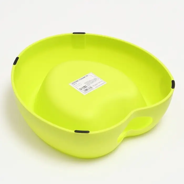 Миска &laquo;Сердце&raquo;, 400 мл, 26.5&times;25&times;8 см, пластик, зелёная