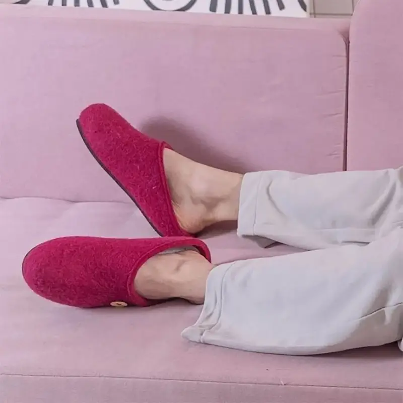 Домашние валенки Step, розовые (вереск), размер 35 Домашние валенки Step, розовые (вереск), размер 35