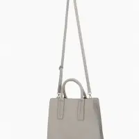 Сумка женская тоут TEXTURA на молнии, 29&times;10&times;25 см, однотонная, серая