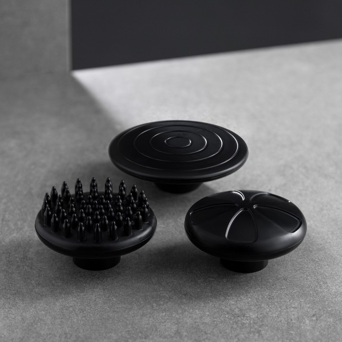 Массажёр для тела Windigo LEM-11, перкуссионный, 25 Вт, 12 насадок, 5 режимов, черный Массажёр для тела Windigo LEM-11, перкуссионный, 25 Вт, 12 насадок, 5 режимов, черный