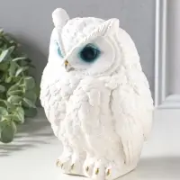 Копилка для денег &laquo;Филин Филя&raquo;, 13&times;13&times;20 см, белый