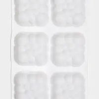 Форма для выпечки и муссовых десертов KONFINETTA &laquo;Облако&raquo;, силикон, 30&times;18.8&times;3.5 см, 6 ячеек (7.4&times;7.4 см), белая