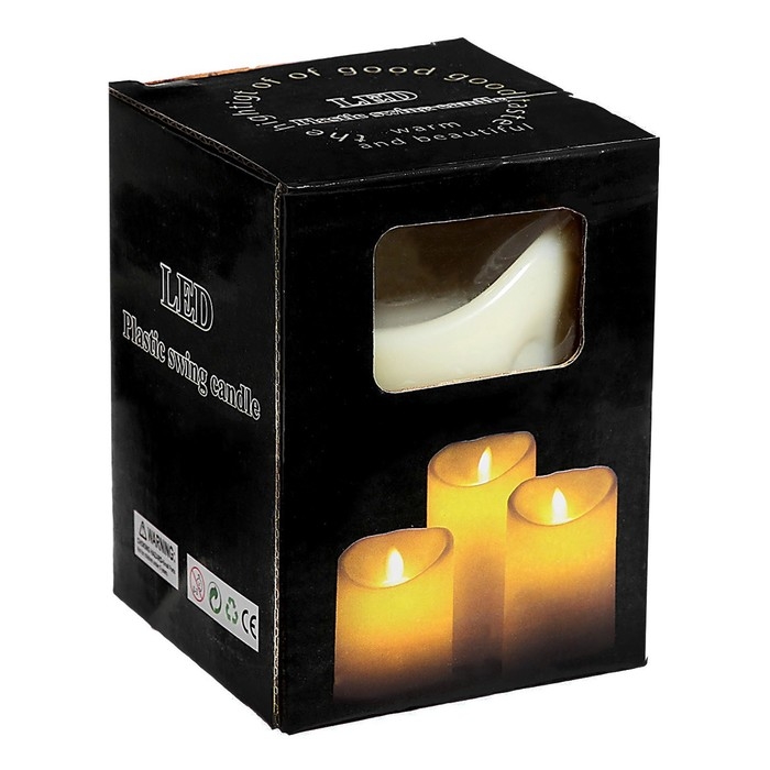 Свеча светодиодная &laquo;Мерцание&raquo;, горит жёлтым