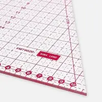 Линейка для квилтинга и пэчворка &laquo;Треугольник&raquo; 60&deg;, 20&times;23&times;0.3 см