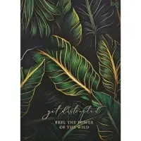 Блокнот А6, 64 листа в клетку Tropic style, твёрдая обложка, матовая ламинация, тиснение фольгой