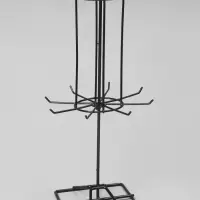 Вертушка, 2 яруса по 8 крючков, 20&times;20&times;40, чёрная