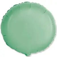 Шар фольгированный 18" &laquo;Мятный макарунс&raquo;, круг