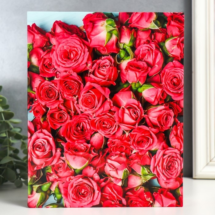 Фотоальбом на 200 фотографий Фотоальбом на 200 фотографий "Розы-3" 10x15 см МИКС