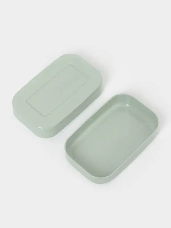 Дорожный набор, 3 предмета, мыльница, стакан, футляр для зубной щётки, МИКС