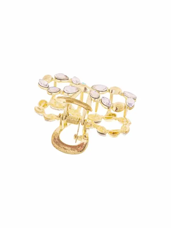 Крабик для волос &laquo;Кэли&raquo;, бант, 5 см, золотистый