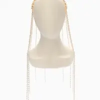 Украшение для волос &laquo;Паутина&raquo;, 50 см, белое в золоте