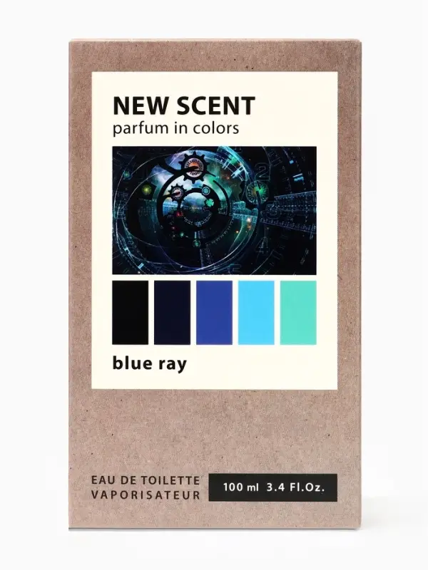 Туалетная вода мужская New Scent Blue Ray, 100 мл