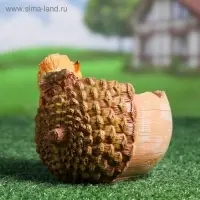 Фигурное кашпо "Желудь с белкой" 15х12см