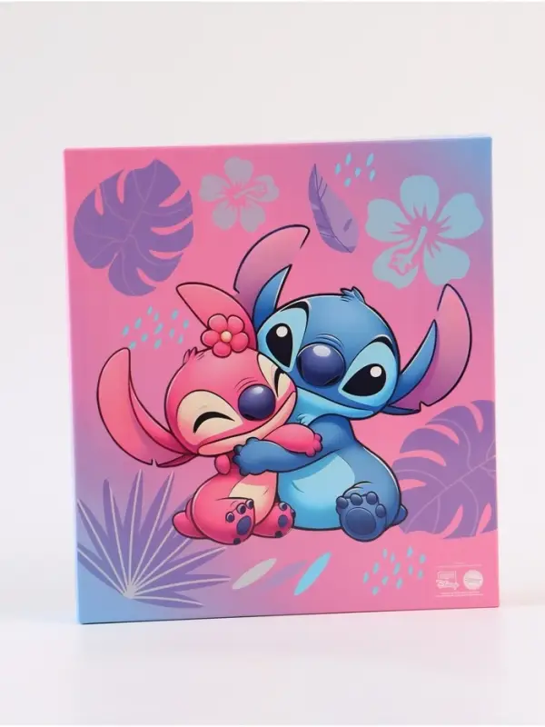 Пушистый блокнот и ручка многоцветная Стич, розовый Пушистый блокнот и ручка многоцветная Стич, розовый