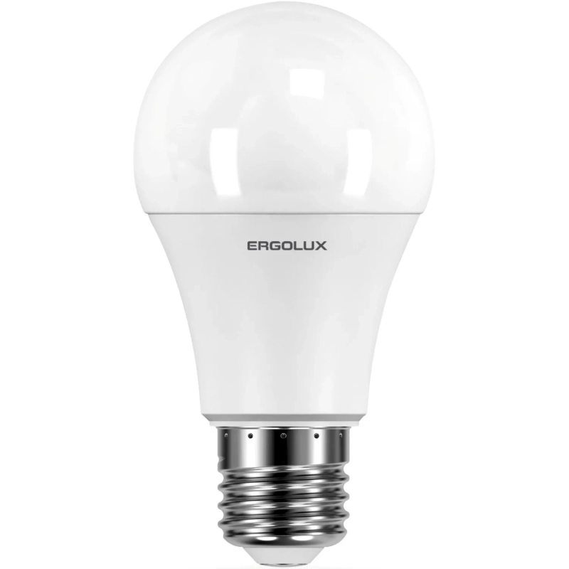 Лампа светодиодная Ergolux LED-A60-10W-E27-6500K Л