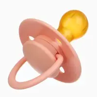 Соски-пустышки, от 6 мес., латекс, классические, в контейнере, набор из 2 шт., нюд/персиковый, M&B