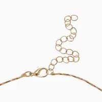 Набор 2 предмета: серьги, колье &laquo;Изумление&raquo;, цветение, белый в золоте, 42 см