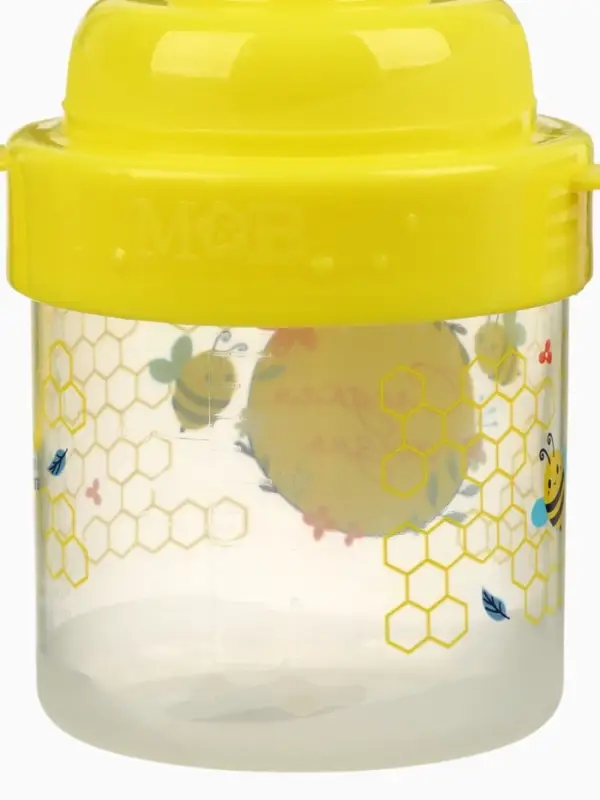Поильник детский M&B &laquo;Сладкая жизнь&raquo; с твёрдым носиком, от 9 мес., 140 мл., с ручками, желтый