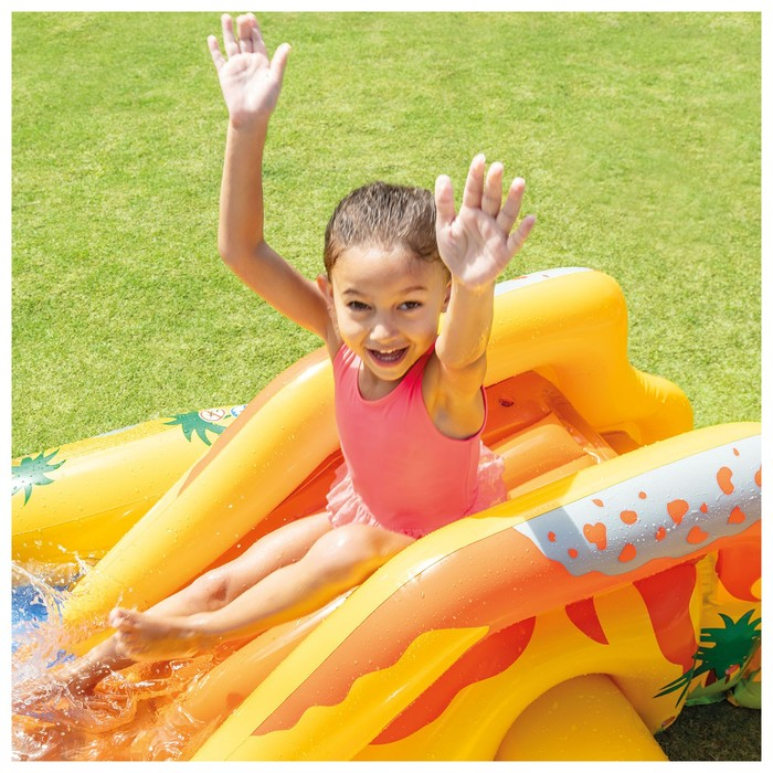 Игровой центр «Динозавр», с распылителем, 249 х 191 х 109 см, от 2 лет, 57444NP INTEX Игровой центр «Динозавр», с распылителем, 249 х 191 х 109 см, от 2 лет, 57444NP INTEX