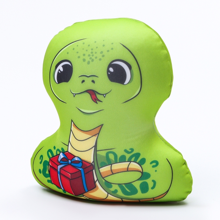 Новый год! Антистресс игрушка &laquo;Змея c подарком&raquo;