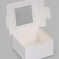 Коробка самосборная, 10.2&times;10.2&times;5.9 см, белая