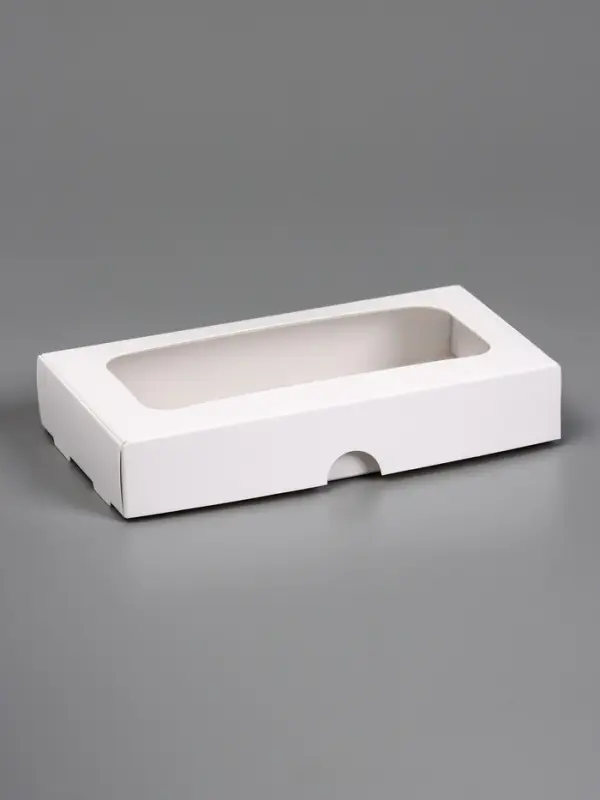 Подарочная коробка под плитку Дубайского шоколада, складная, белая, 16×8×2.7 см Подарочная коробка под плитку Дубайского шоколада, складная, белая, 16×8×2.7 см