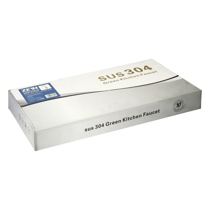 Смеситель для кухни ZEIN ZS 20101, с выходом для питьевой воды, нержавеющая сталь, сатин Смеситель для кухни ZEIN ZS 20101, с выходом для питьевой воды, нержавеющая сталь, сатин