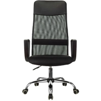 Кресло 0MX_VB_EChair-510 TW сетка/ткань черный хром