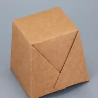 Коробка крафтовая для лапши вок, 7.5&times;6.6&times;9.3 см