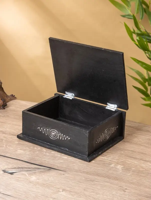 Шкатулка Шкатулка "Цветок жизни" 19х15х7 см, МДФ